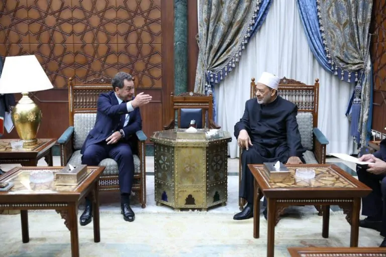 لقاء شيخ الأزهر بالسفير الفرنسي