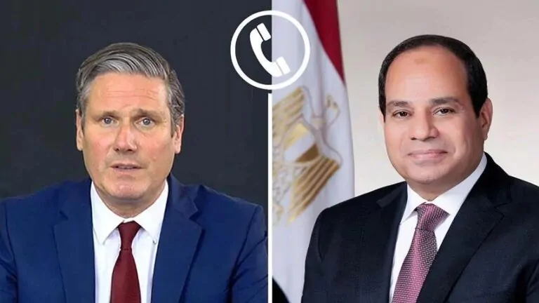 السيسي ورئيس وزراء المملكة المتحدة