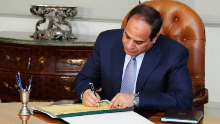 الرئيس المصري عبد الفتاح السيسي