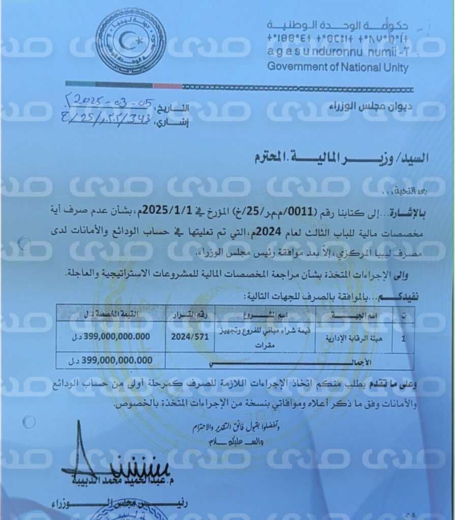 خاص.. مصادر خاصة ل: "قادربوه" يُجبر الدبيبة على كسر تعليماته وصرف 399 مليون دينار من باب التنمية